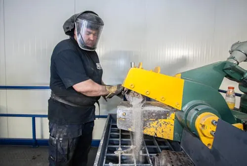 Production and analysis at RKR Recycling